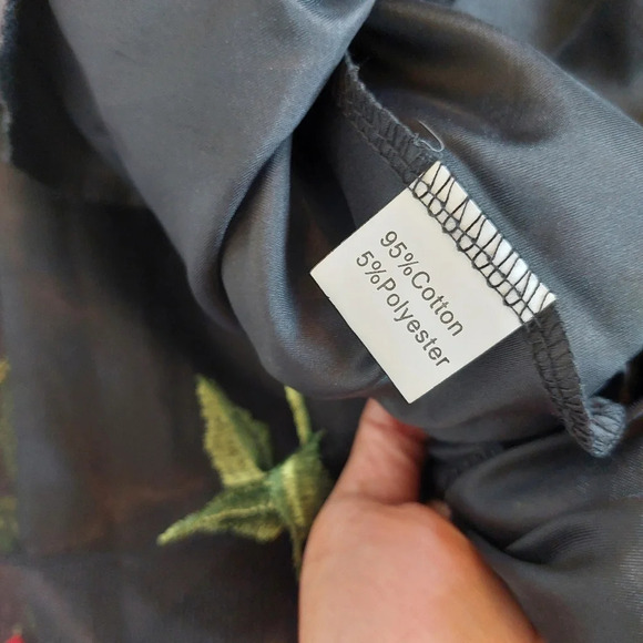 Aufor Embroidered Floral Swing Dress Size XL NWT - Picture 8 of 11